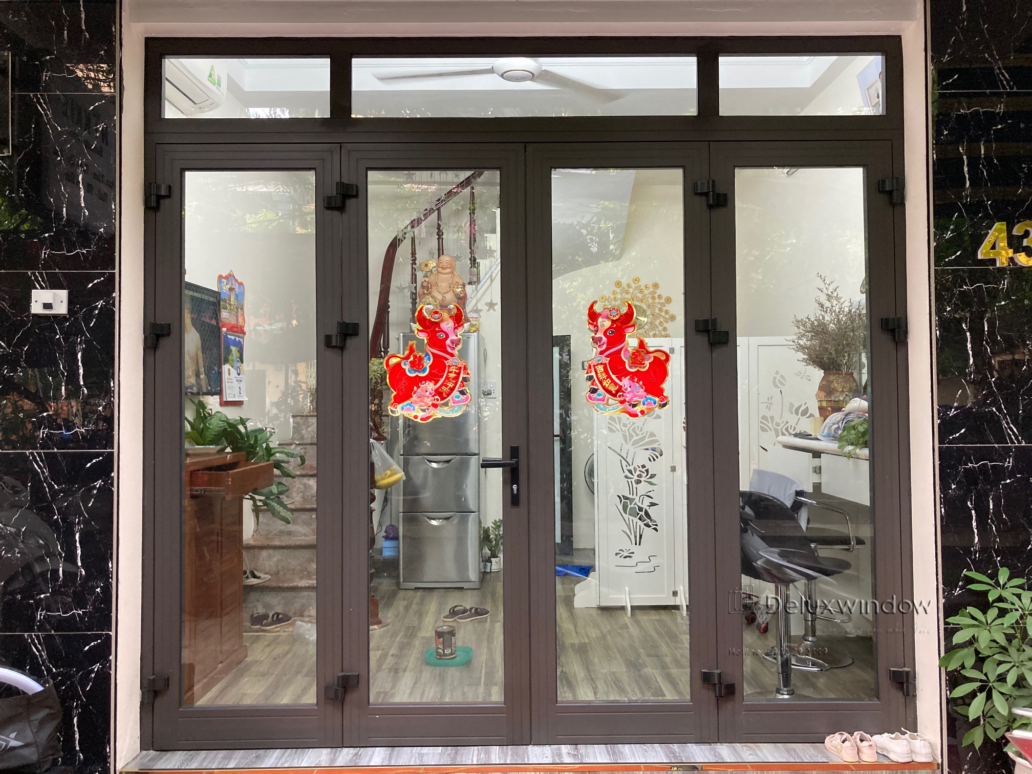 Cửa đi Xingfa mở quay từ 1 cánh đến 4 cánh